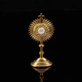 Statuette Religieuse JHS – Décoration Baptême & Première Communion, Or & Argent
