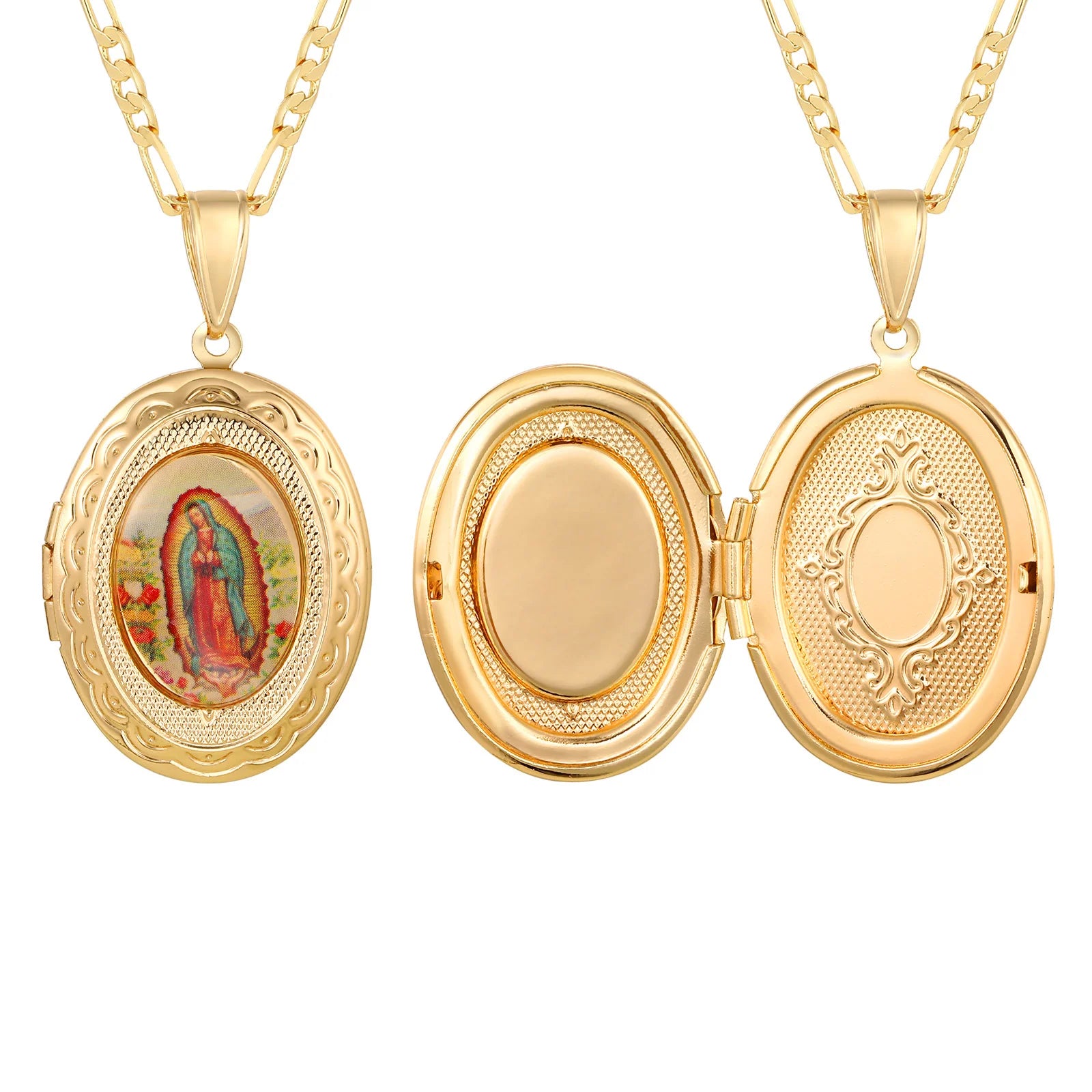Collier Médaille Miraculeuse Vierge Marie – Pendentif Catholique Doré | Cadeau Femme